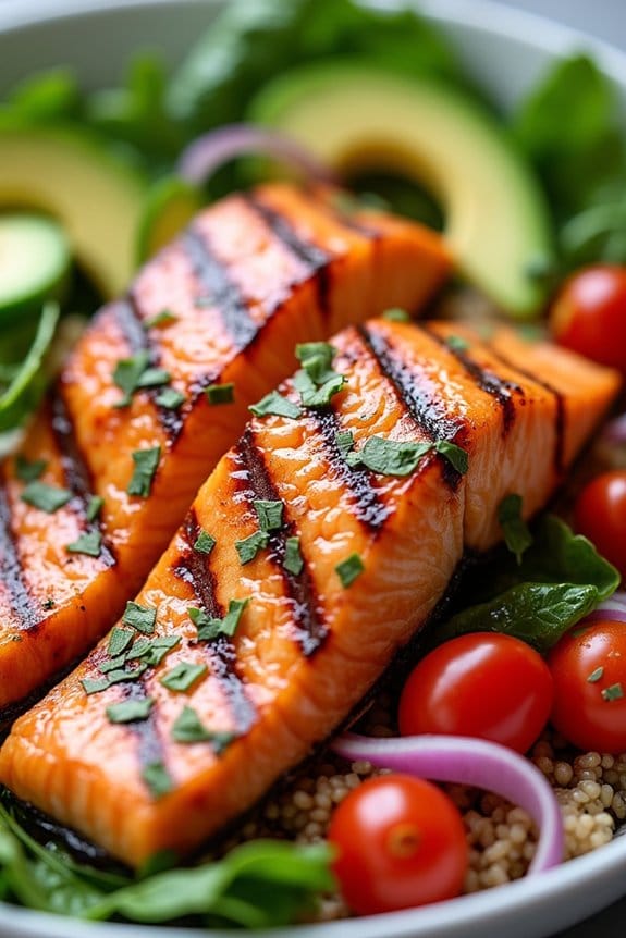 citrus herb grilled salmon