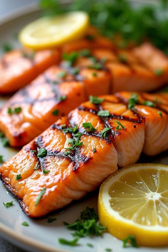 citrus herb lemon salmon