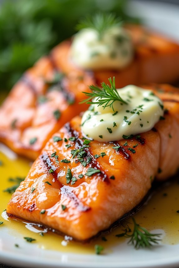 citrus herb salmon with dill