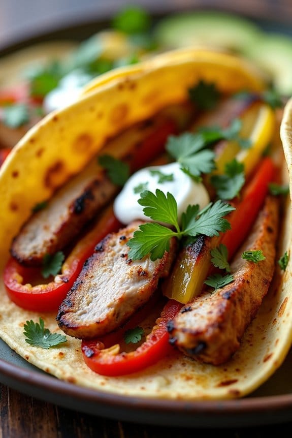citrus infused pork fajitas recipe