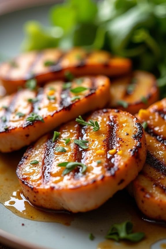 citrusy thyme pork medallions