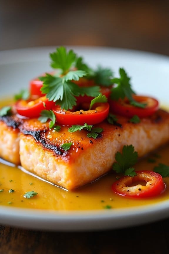 coconut curry grilled salmon