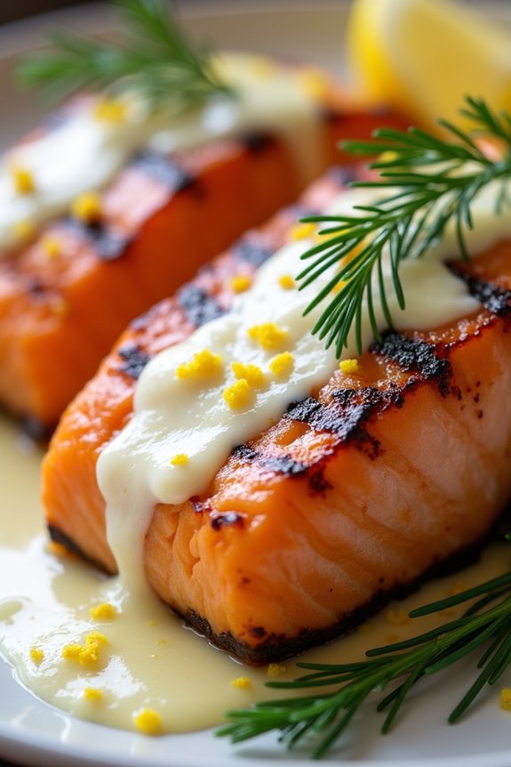 creamy lemon butter salmon