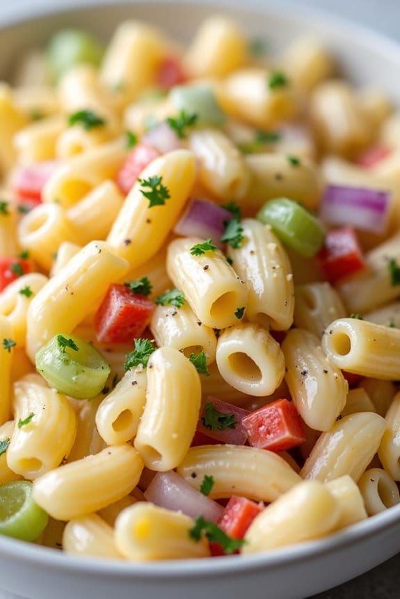 creamy macaroni salad recipe