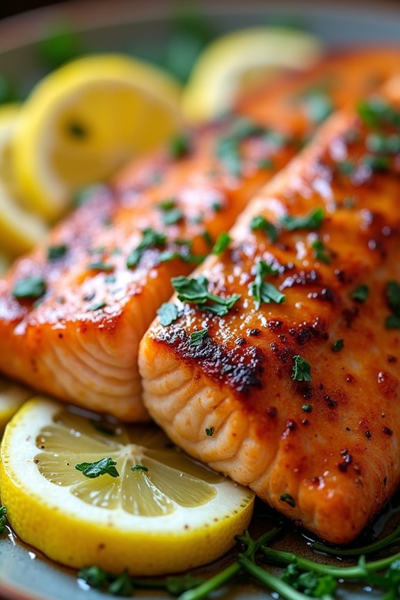 delicious garlic butter salmon