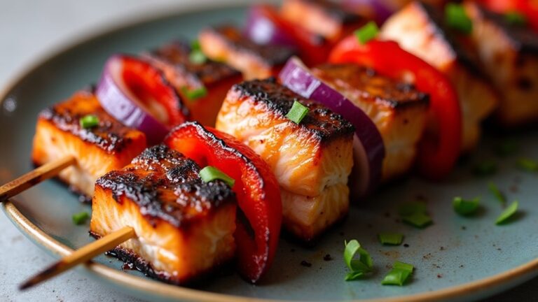 14 Juicy Grilled Salmon Kabobs Recipes You’ll Love Making delicious grilled salmon kabobs