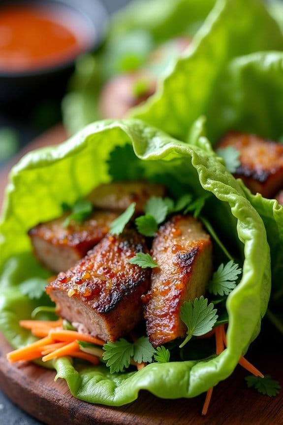 delightful vietnamese pork wraps