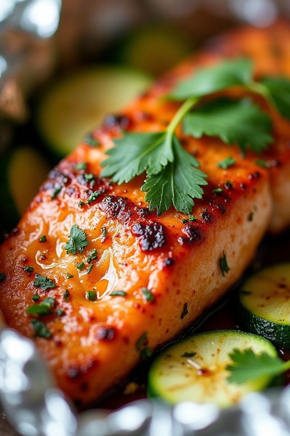 flavorful foil packet salmon