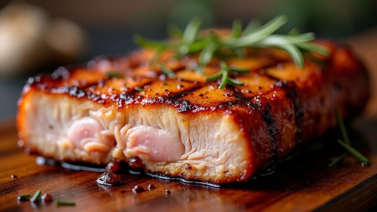 flavorful grilled pork belly