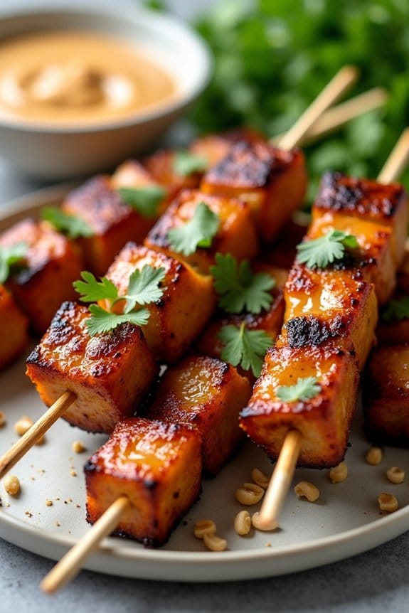 flavorful grilled pork skewers