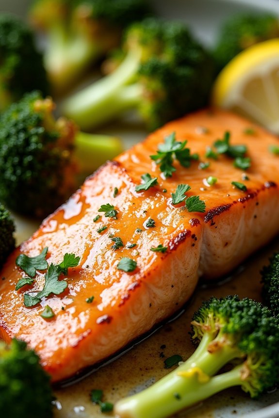 garlic butter salmon delight