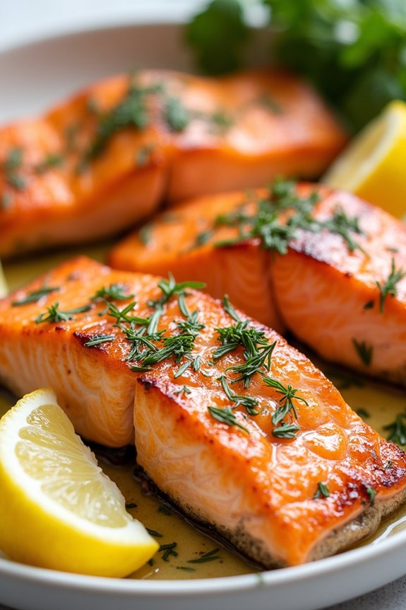 garlic butter salmon delight