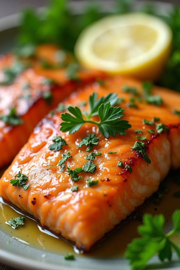 garlic butter salmon recipe