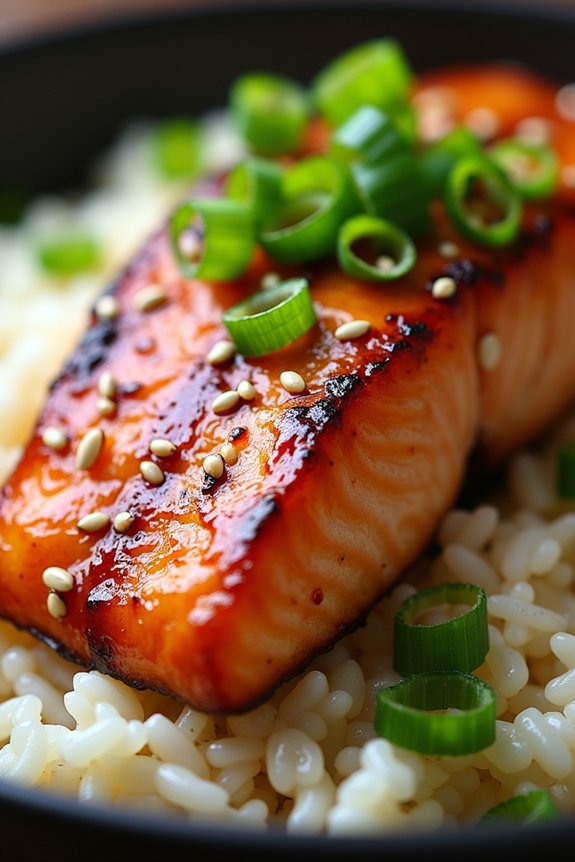 ginger soy grilled salmon