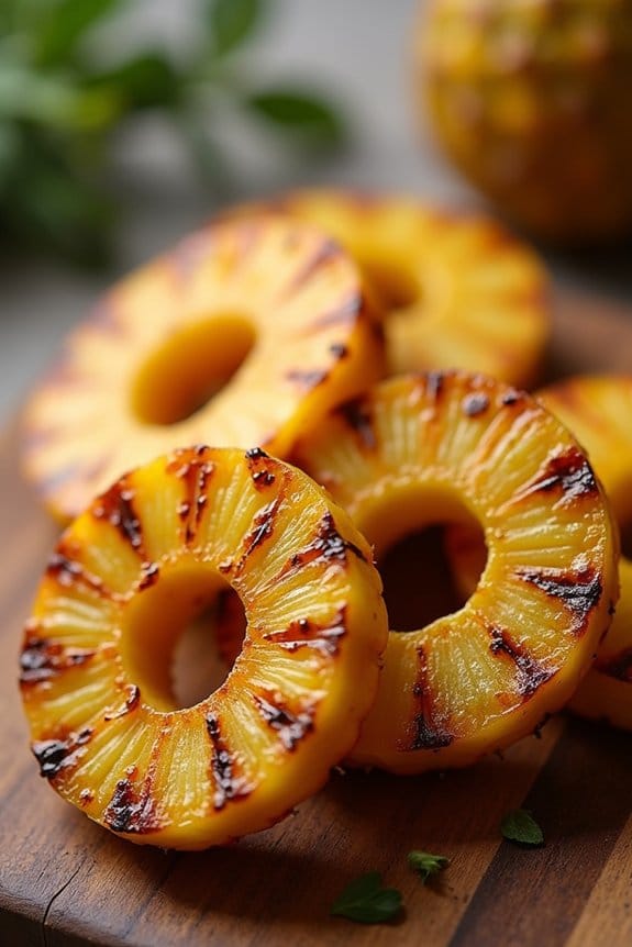 grilled pineapple rings recipe