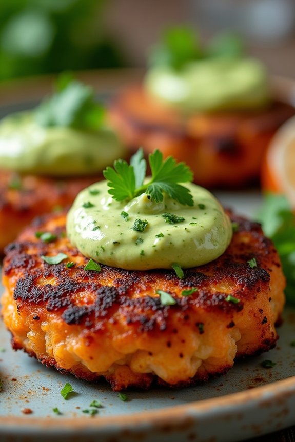 grilled salmon cakes recipe