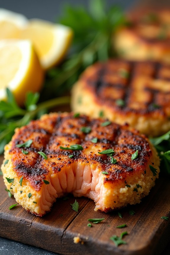 grilled salmon cakes recipe