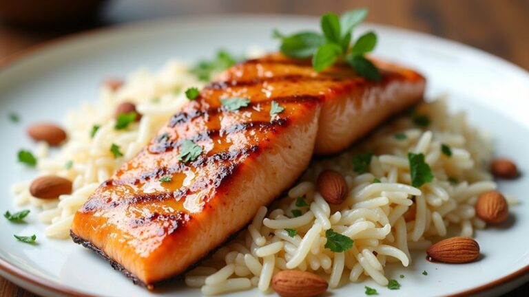 grilled salmon rice recipes