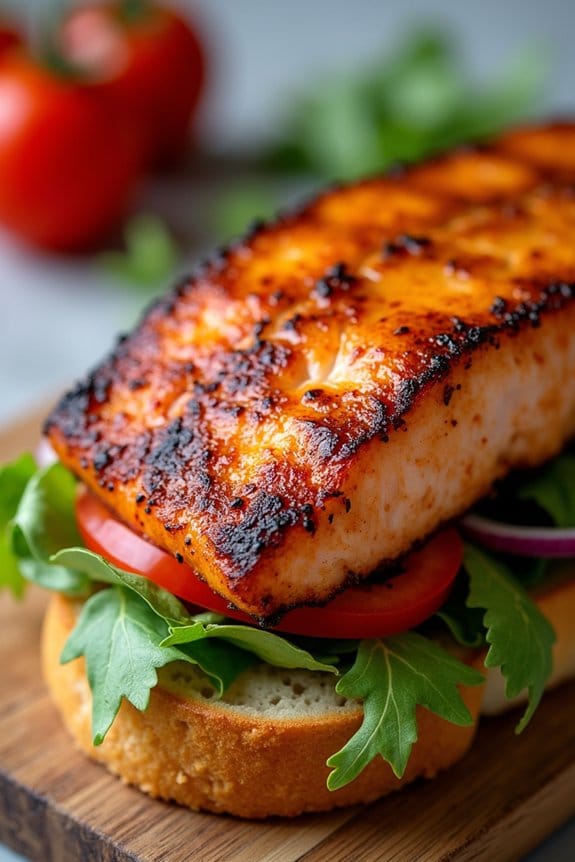 grilled salmon sandwich recipe