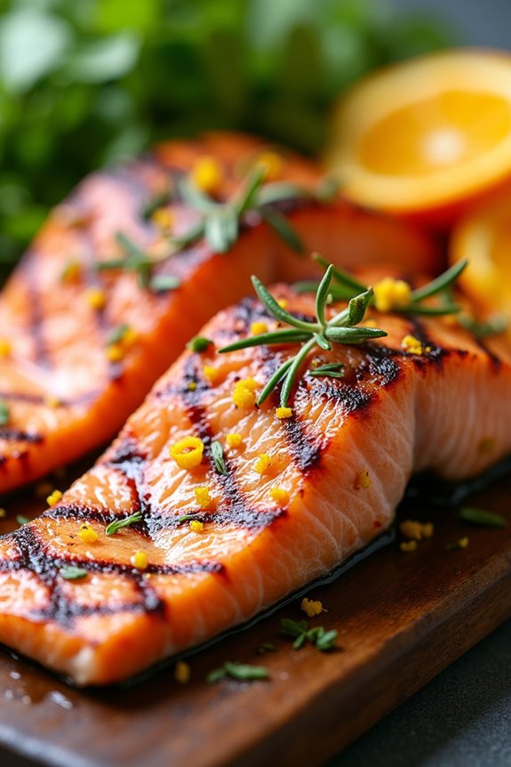 grilled salmon with citrus herb