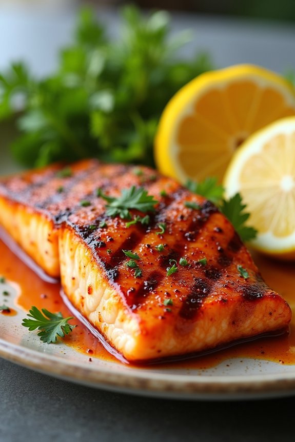 harissa grilled salmon recipe
