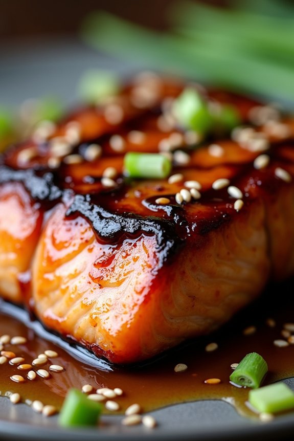 hoisin garlic glazed salmon