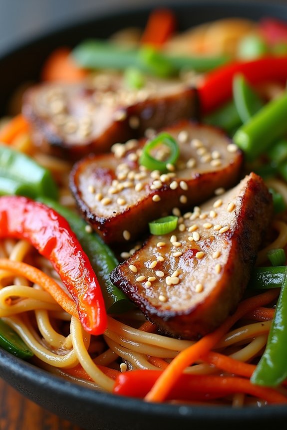 hoisin ginger pork stir fry