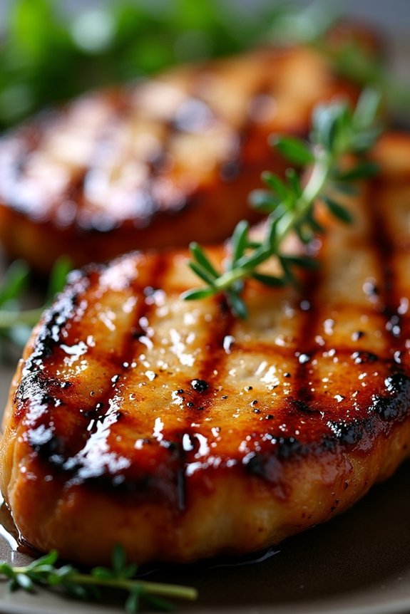 honey dijon grilled pork chops