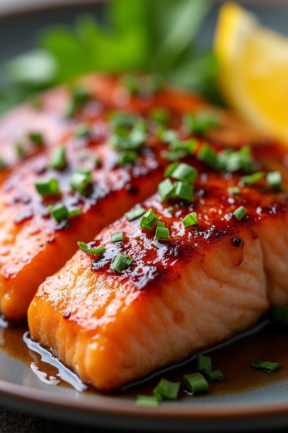 honey garlic salmon delight