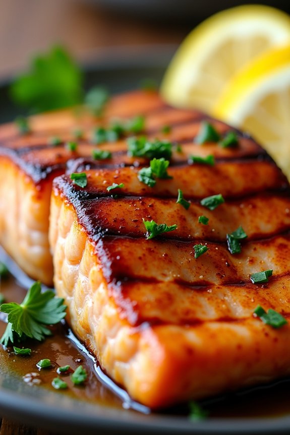honey garlic salmon glaze
