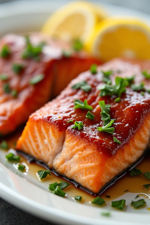honey garlic salmon recipe