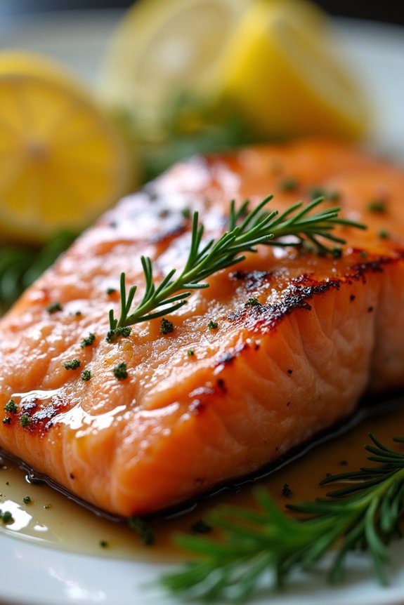 honey mustard grilled salmon