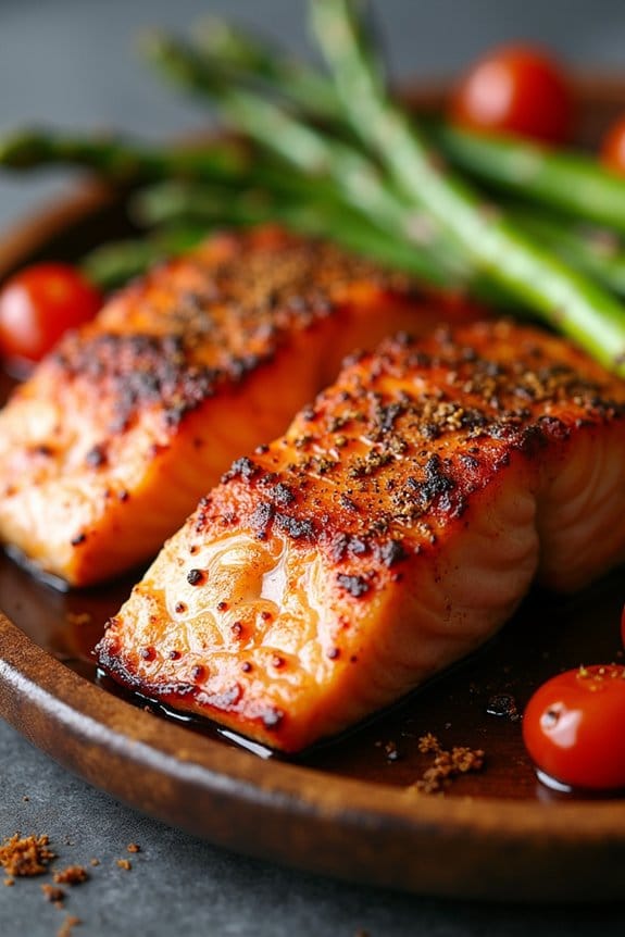 honey mustard salmon rub