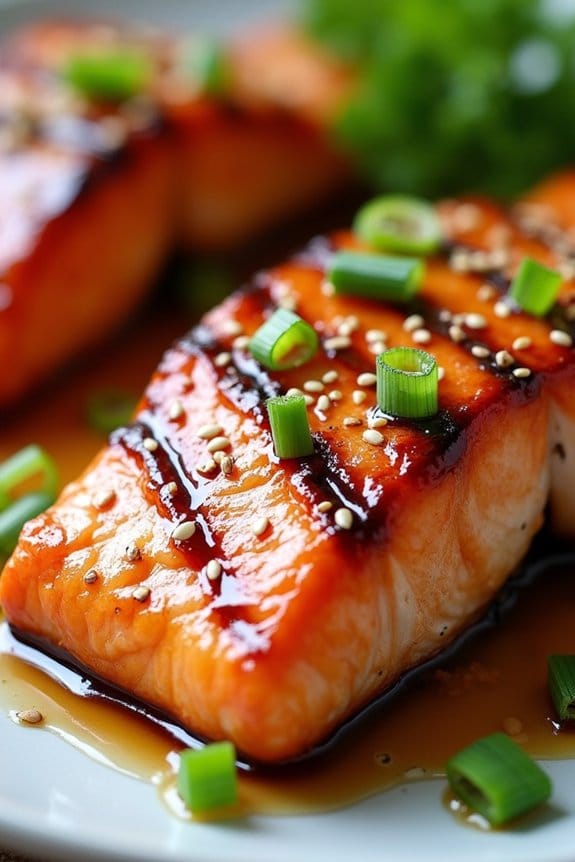 honey soy grilled salmon