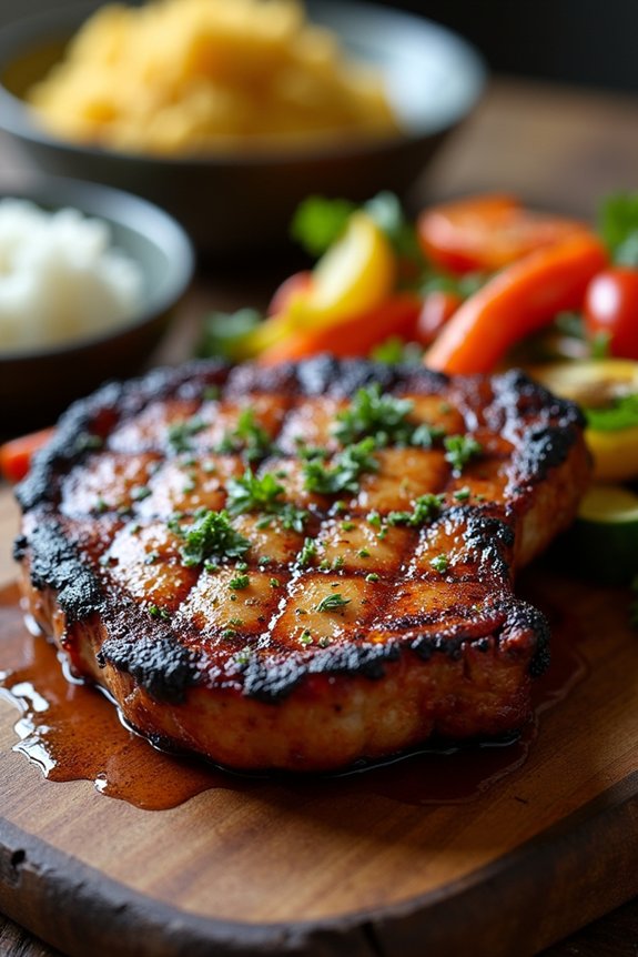 jamaican rum jerk pork chops