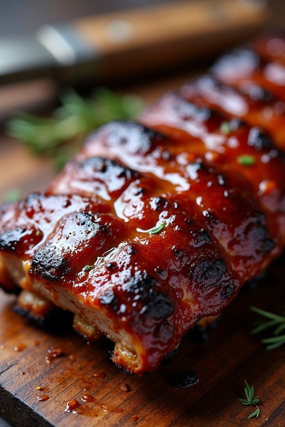 juicy flavorful grilled pork ribs