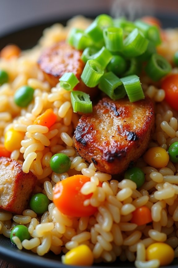 leftover pork chop fried rice