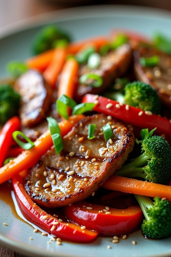 leftover pork chop stir fry