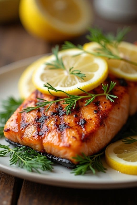 lemon dill grilled salmon recipe