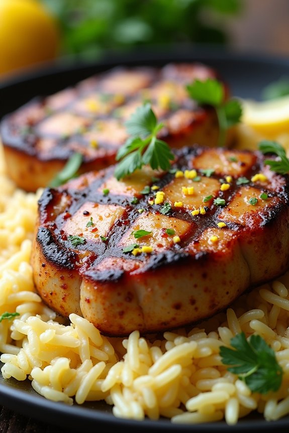 lemon garlic marinated pork