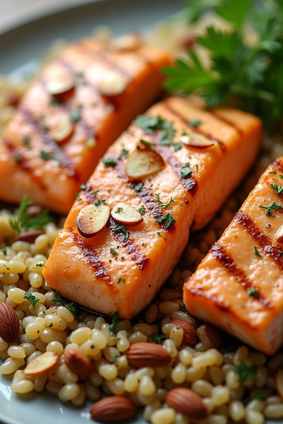 lemon herb grilled salmon