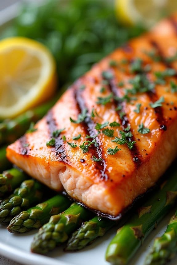 lemon herb grilled salmon
