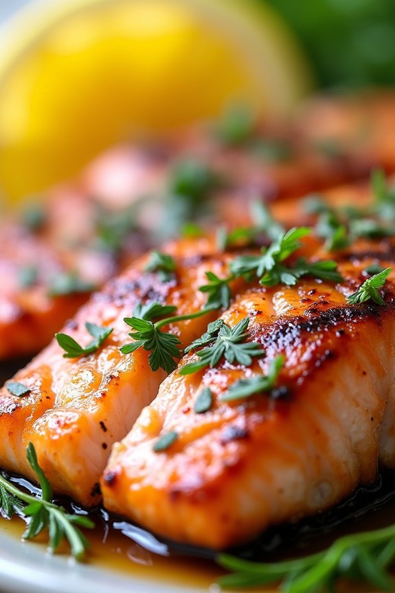 lemon herb grilled salmon