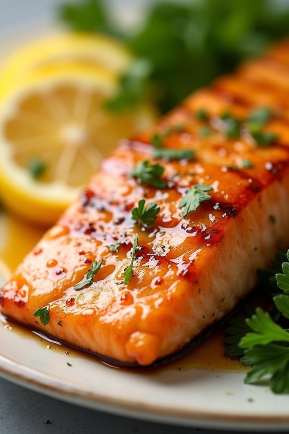 lemon honey garlic salmon