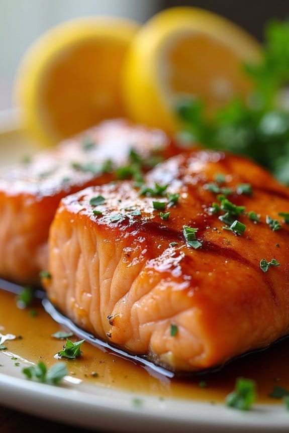 maple dijon glazed salmon recipe