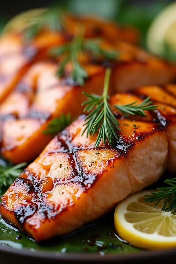 maple dijon grilled salmon recipe
