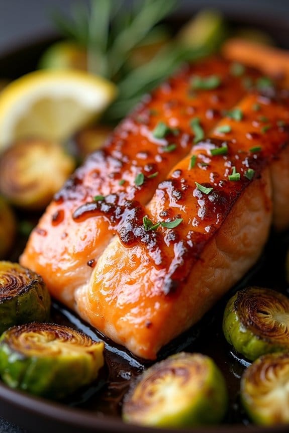 maple glazed salmon recipe