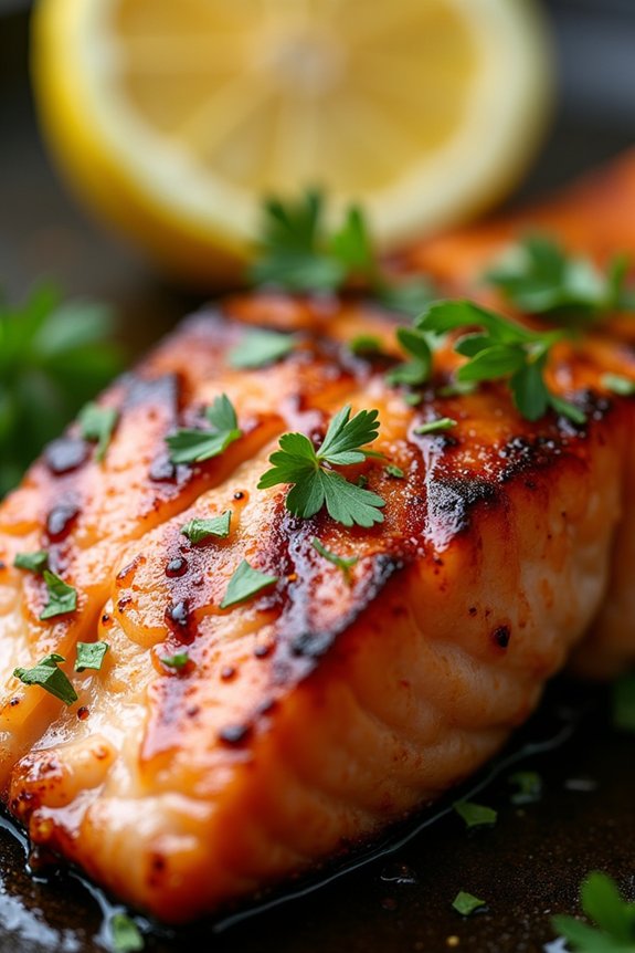 maple glazed salmon recipe