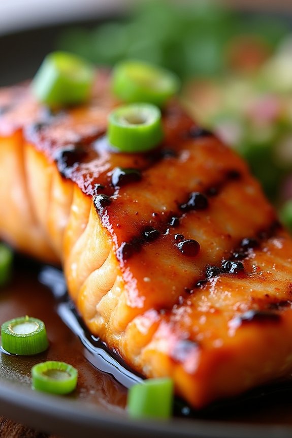 maple soy glazed salmon recipe