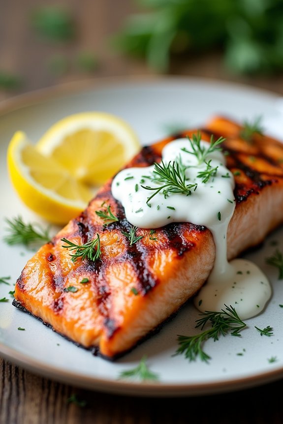 mediterranean grilled salmon delight